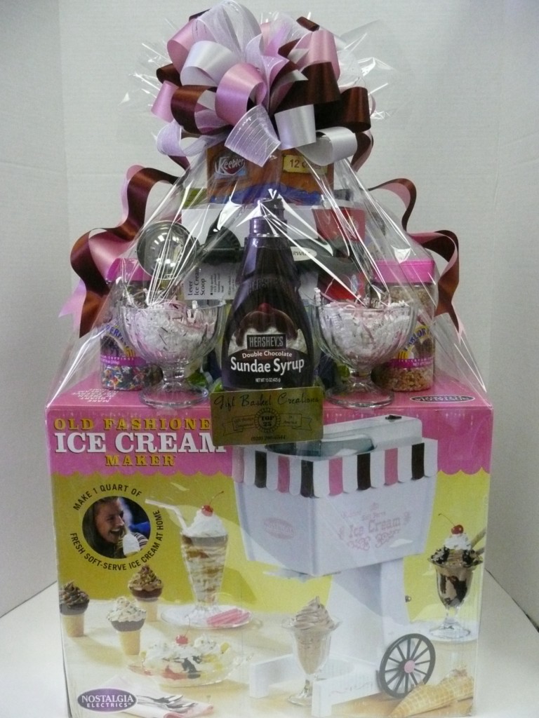 Ice Cream Parlor Basket Gift Basket Creations