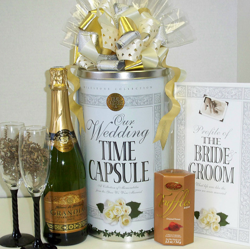 Wedding Time Capsule Gift Basket Creations
